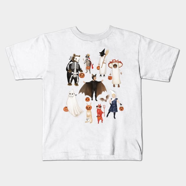 This Is Halloween Kids T-Shirt by Alayna Paquette